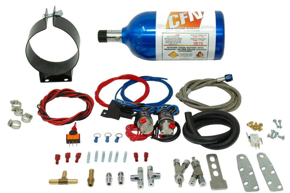 Fuel Injection Snowmobile Kit 10100Hp w/2Lb Bottle & Line Cold